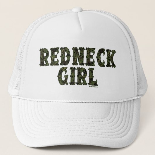 Redneck Girl Green Camo Petten (Voorkant)