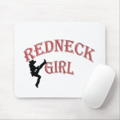 Redneck Girl Mousepad Muismat (Met muis)
