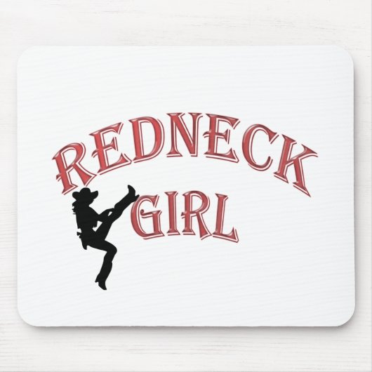Redneck Girl Mousepad Muismat (Voorkant)