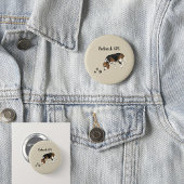 Redneck GPS-Button Ronde Button 5,7 Cm