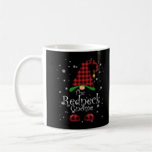Redneck-kabouter Buffalo geruite bijpassende famil Koffiemok