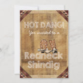 Redneck Party Uitnodigingen (Voorkant)