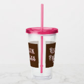 Redneck Princess Fancy Tekst Acryl Drinkbeker (Rechts)