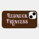 Redneck Princess Fancy Tekst Case-Mate iPhone Case (Achterkant (horizontaal))