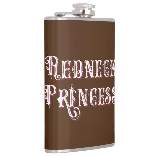 Redneck Princess Fancy Tekst Heupfles (Rechts)