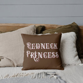 Redneck Princess Fancy Tekst Kussen