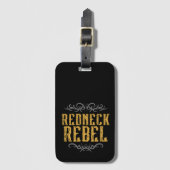 Redneck Rebel Bagagelabel (Voorkant (verticaal))