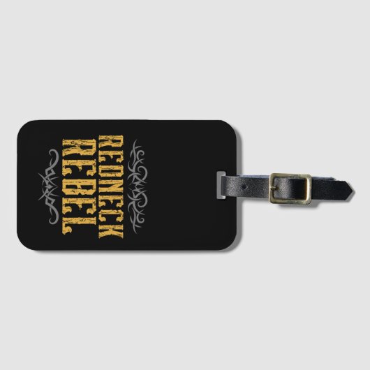 Redneck Rebel Bagagelabel (Voorkant (horizontaal))