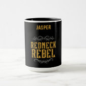 Redneck Rebel gepersonaliseerd Mok (Midden)