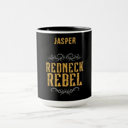 Redneck Rebel gepersonaliseerd Mok (Midden)