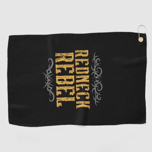 Redneck Rebel Golfhanddoek (Horizontaal)