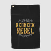 Redneck Rebel Golfhanddoek (Voorkant)