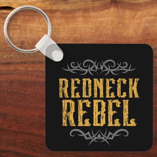 Redneck Rebel Sleutelhanger (Voorkant)