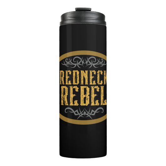 Redneck Rebel Thermosbeker (Voorkant)
