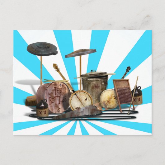 Redneck Rock Band Game Briefkaart (Voorkant)