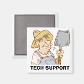 Redneck technische ondersteuning magneet (Voorkant / Achterkant)