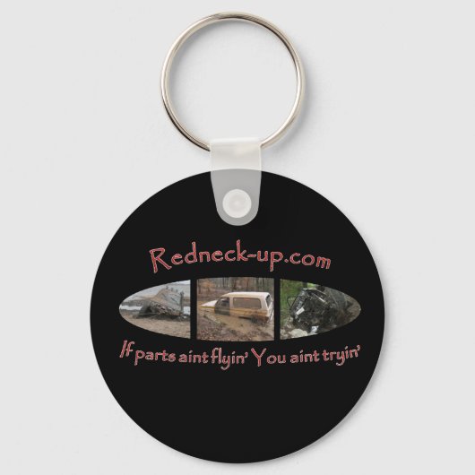 Redneck-up.com Sleutelhanger (Voorkant)