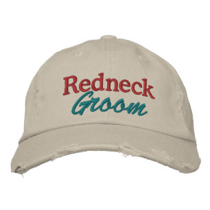 Redneck Wedding - Groom by SRF Geborduurde Pet