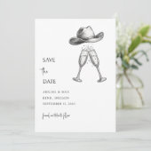 Redneck Wedding Save the Date (Staand voorkant)