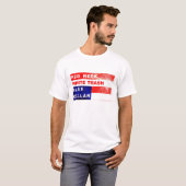 RedNeck White Trash Blue Collar T-Shirt (Voorkant volledig)