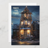 Redneck Xmas Paradise Feestdagenkaart (Voorkant / Achterkant)