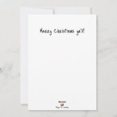 Redneck Xmas Paradise Feestdagenkaart (Achterkant)