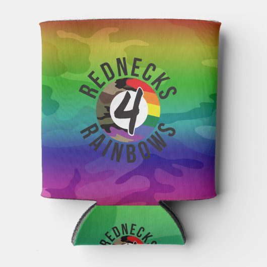 Rednecks 4 Rainbows Blikjeskoeler (Voorkant)