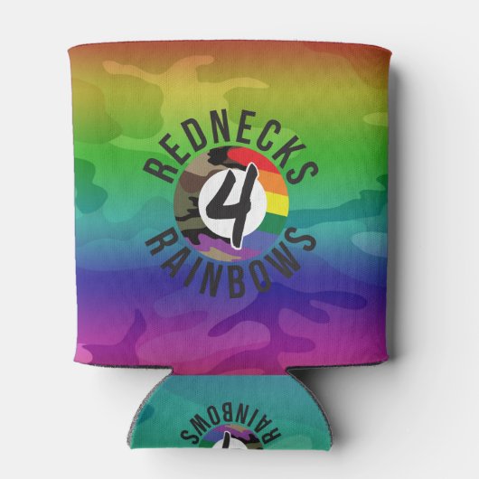 Rednecks 4 Rainbows Blikjeskoeler (Achterkant)