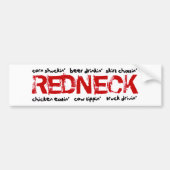 Rednecks doen wat? bumpersticker (Voorkant)