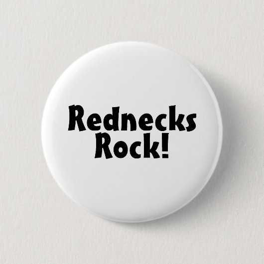 Rednecks Rock Ronde Button 5,7 Cm (Voorkant)