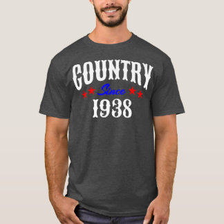 Rednek 84 jaar oud geboren in 1938 Country Music 8 T-shirt
