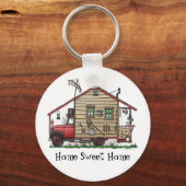 Rednek Hillbilly Camper Sleutelhangers (Voorkant)