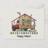 Rednek Hillbilly Camper Sleutelhangers Briefkaart (Voorkant)