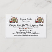 Rednek Hillbilly Camper Sleutelhangers Visitekaartje (Voorkant)