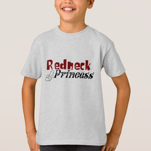 Rednek Princess T-shirt (Voorkant)