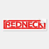 Rednek Stamp Bumpersticker (Voorkant)