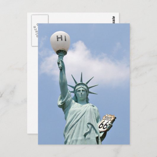 Rednek Vrijheidsbeeld Briefkaart (Voorkant / Achterkant)