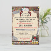 Rednek White Trash Holiday Basis Kaart (Staand voorkant)