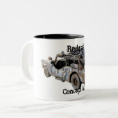 Rednekraan Tweekleurige Koffiemok (Voorkant links)