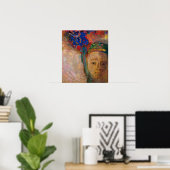 Redon - 1905 met gedachten poster (Thuiskantoor)