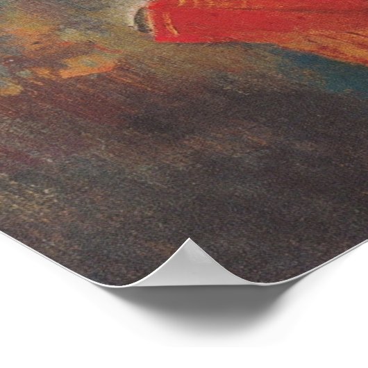 Redon - Alsace of Reading Monk Poster (Hoek)