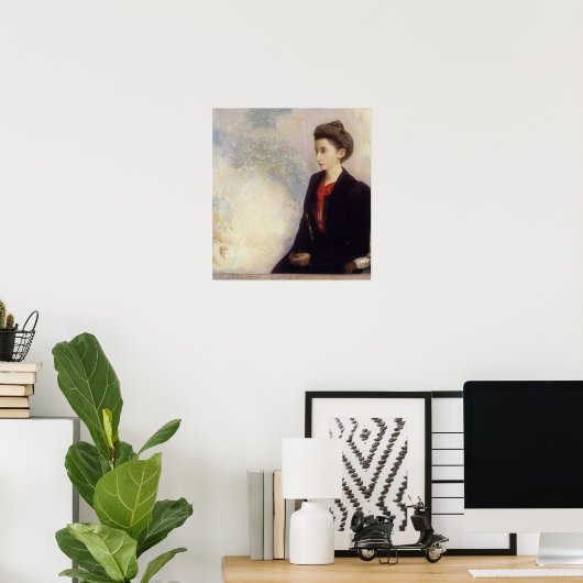 Redon - Baroness Robert De Domecy Poster (Thuiskantoor)