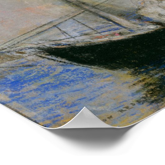 Redon - Bloerwolken Poster (Hoek)