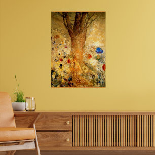 Redon - Boeddha in zijn jeugd Poster