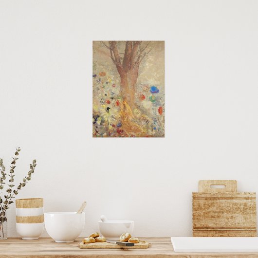 Redon - De Boeddha Poster (Keuken)