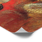 Redon - De Rode Sfinx Poster (Hoek)