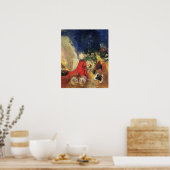 Redon - De rode sinx Poster (Keuken)