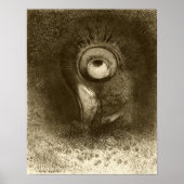 Redon - eerste zicht in bloem 1883 poster (Voorkant)