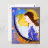 Redon - Het kind in een bol licht Briefkaart (Voorkant / Achterkant)