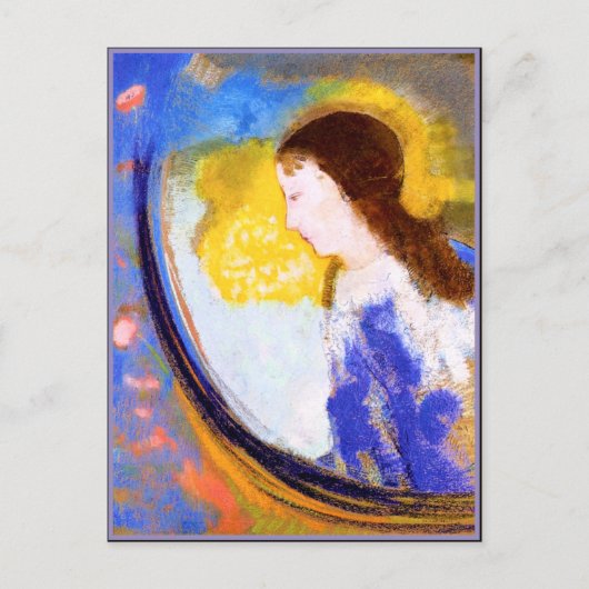 Redon - Het kind in een bol licht Briefkaart (Voorkant)